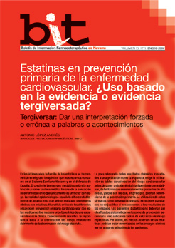 
		Estatinas en prevención primaria de la enfermedad cardiovascular. ¿Uso basado en la evidencia o evidencia tergiversada?
		
	