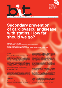 
		
		Secondary prevention of cardiovascular disease with statins. How far should we go?
	