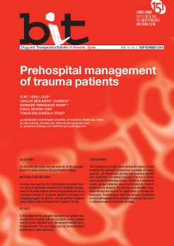 
		
		Prehospital management of trauma patients
	