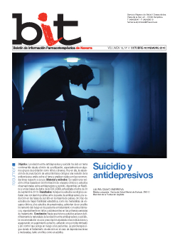 
		Suicidio y antidepresivos
		
	