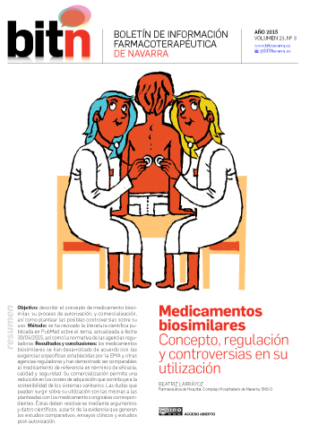 
		Medicamentos biosimilares  Concepto, regulación y controversias en su utilización
		
	