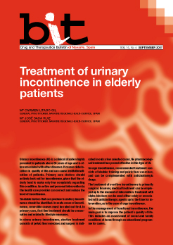 
		
		Treatment of urinary incontinence in elderly patients
	