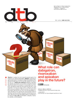 
		
		What role can dabigatran, rivaroxaban and apixaban play in the future?
	